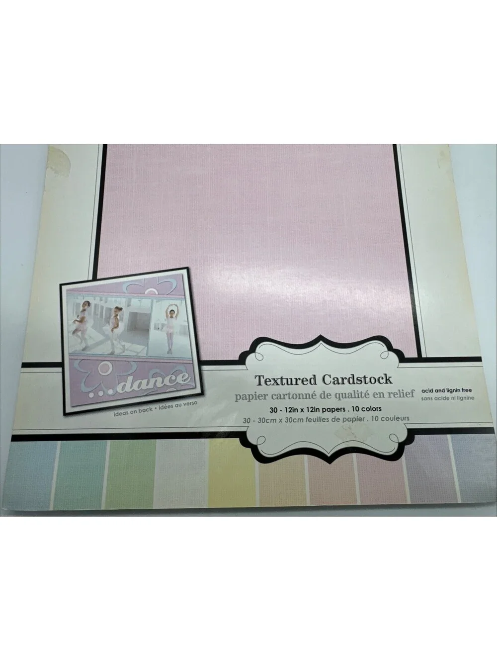 Large Lot Colorbok 12x12” Paper Assorted Colors, Punch Outs & Stickers Scrapbook